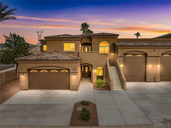 a front view of a house with entryway