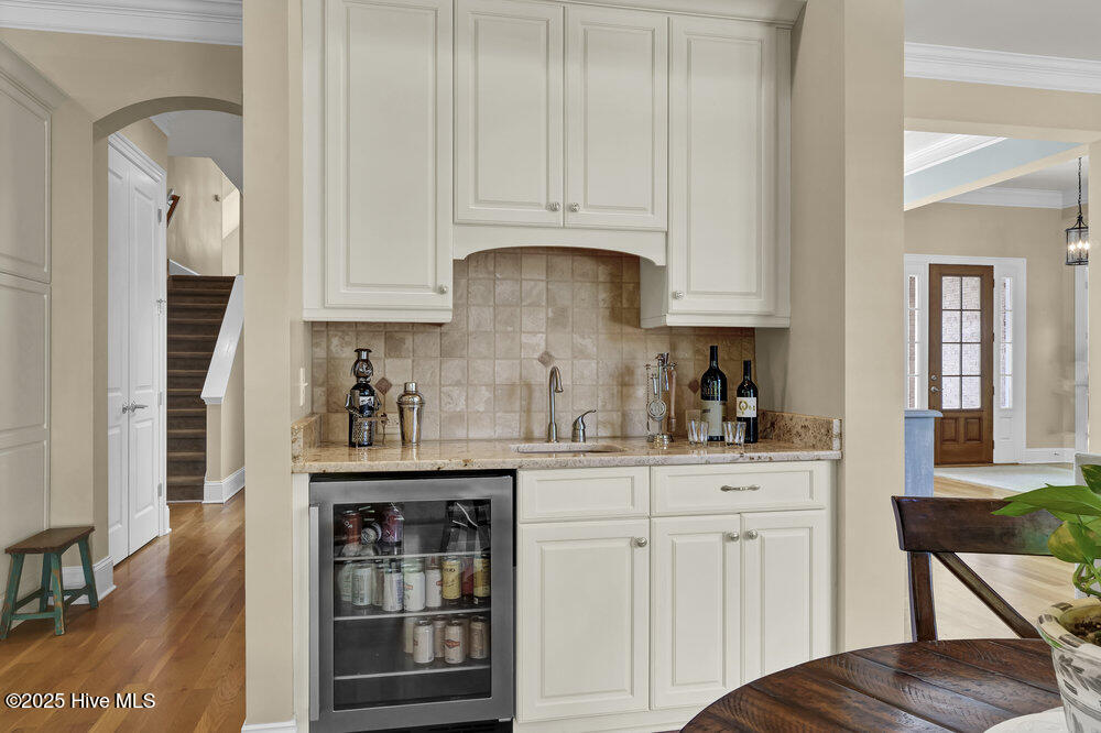 857 Gull Point Road Wilmington, NC 28405 - Photo 27 of 73 Wet bar with beverage refrigerator