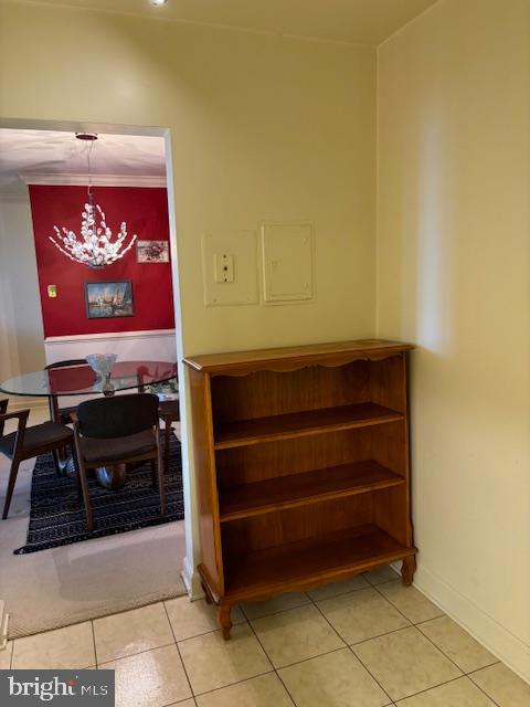 5101 River Road, Unit 1911 Bethesda, MD 20816 - Photo 15 of 32 a wooden bench sitting in a kitchen