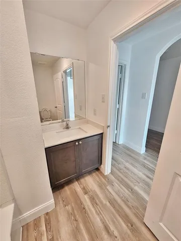 a view of wooden floor in a room