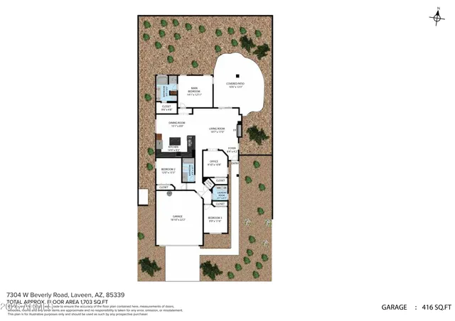 $425,000 | 7304 West Beverly Road, Laveen, AZ 85339