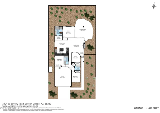 $425,000 | 7304 West Beverly Road, Laveen, AZ 85339