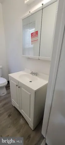 a bathroom with a sink and a toilet