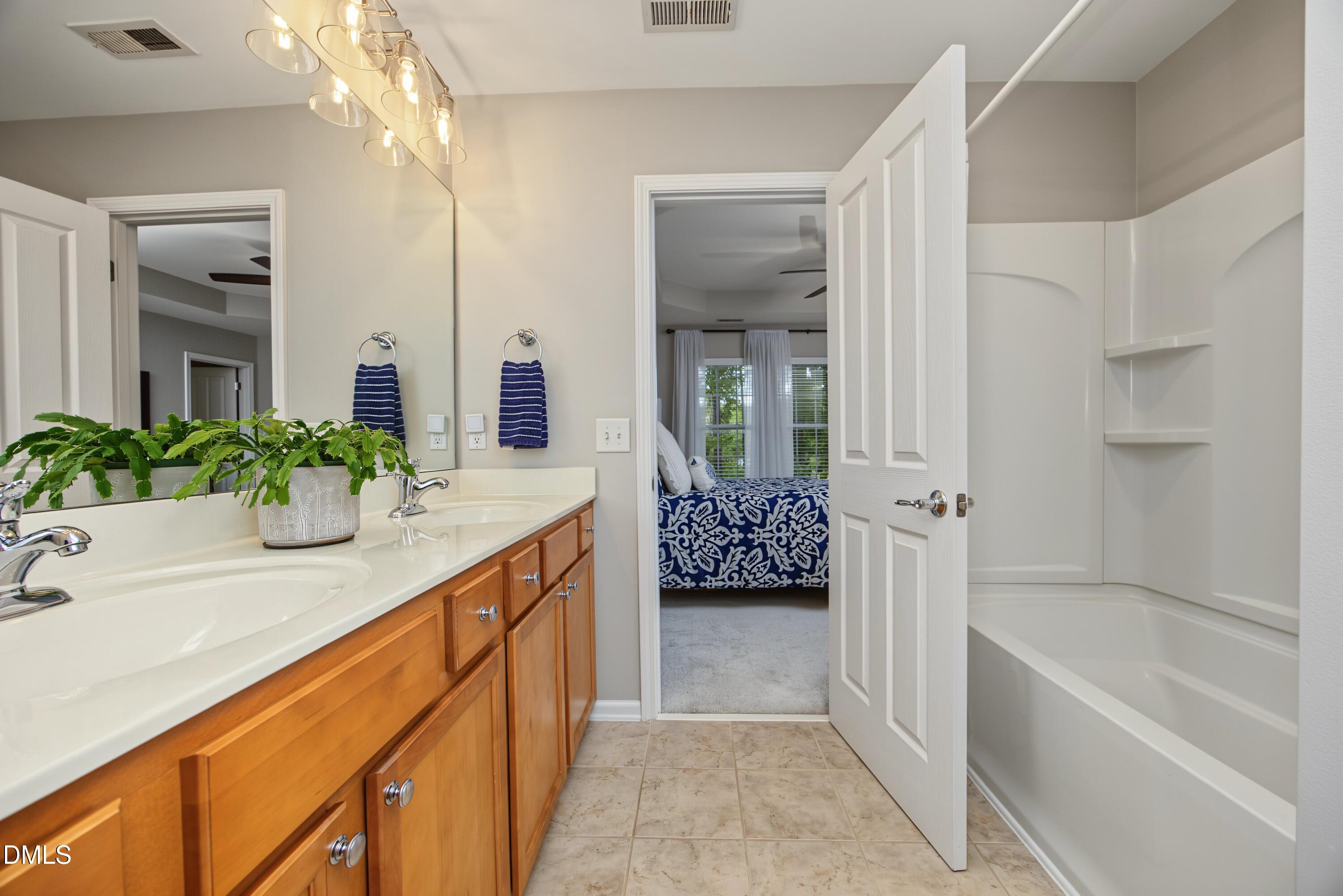 8618 Redcrest Place Raleigh, NC 27617 - Photo 22 of 30 Primary Bath