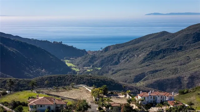 a view of building and ocean view