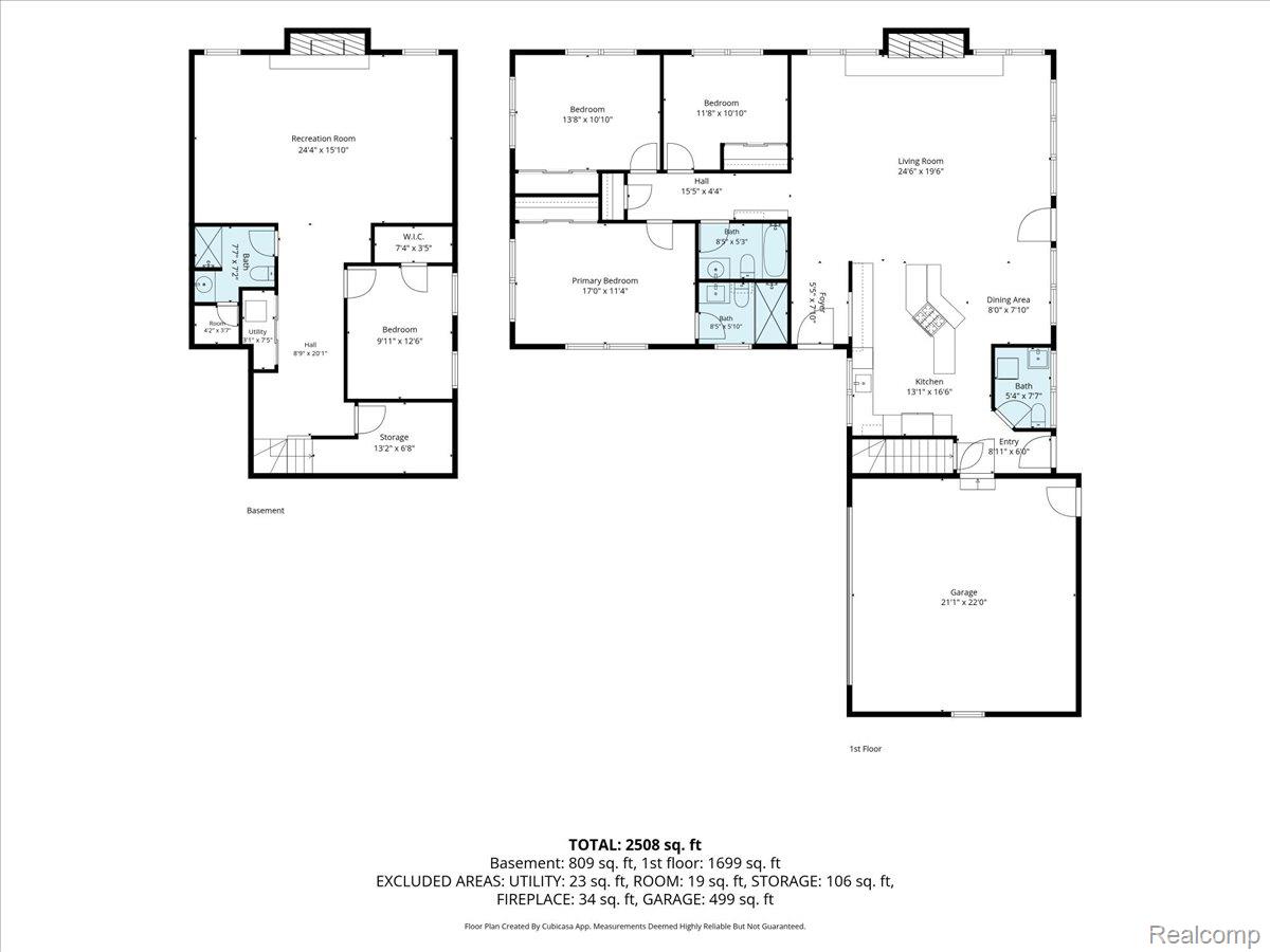 1360 Hemmeter Road Saginaw, MI 48638 - Photo 55 of 55 Combined floorplan