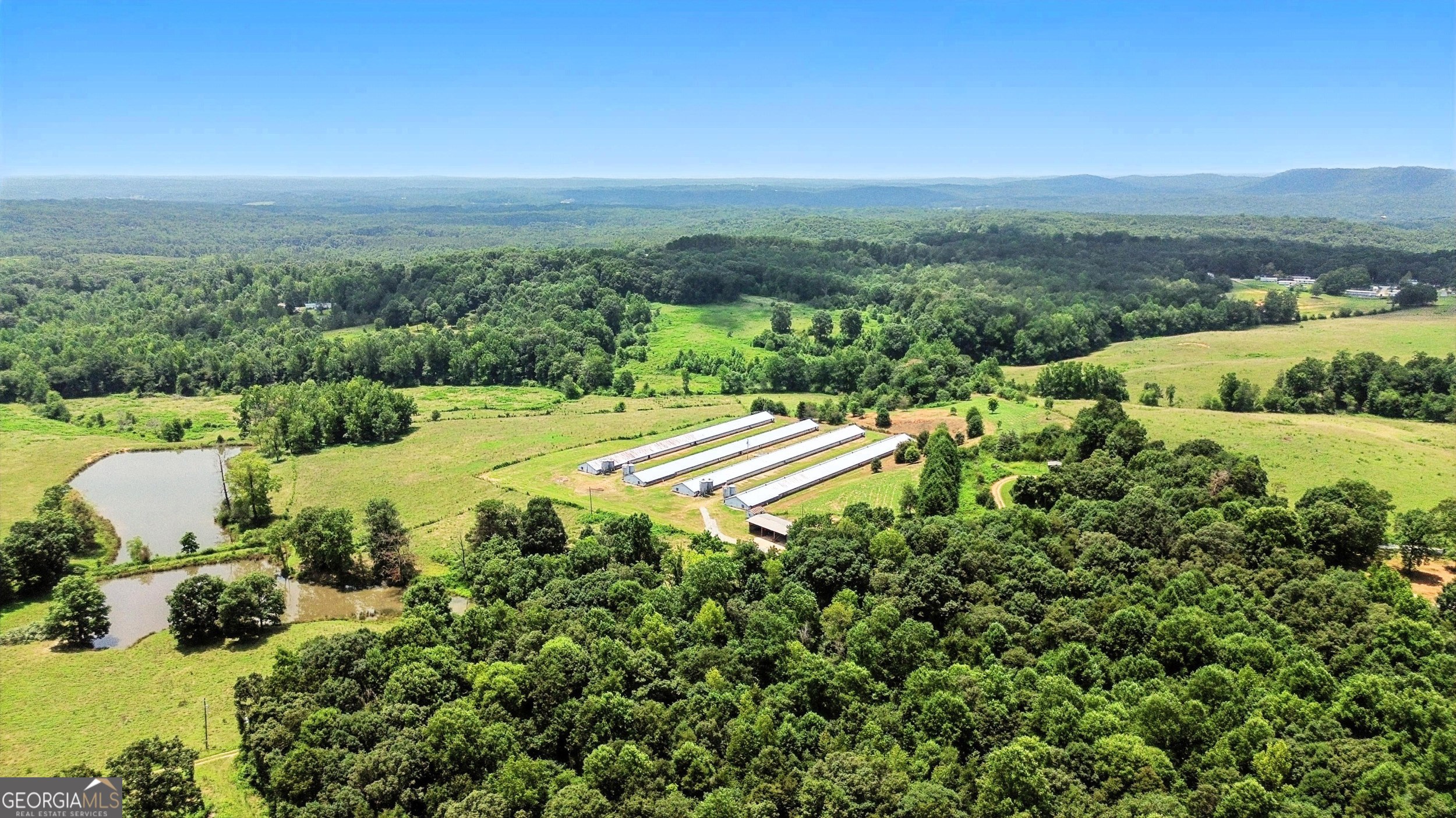 334 Brock Road Toccoa, GA 30577 - Photo 1 of 17 a view of a garden with a building in the background