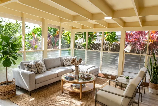 a bathroom with a sink and a large mirror