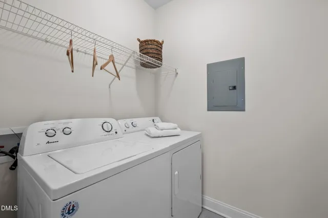 front view of a house with a garden