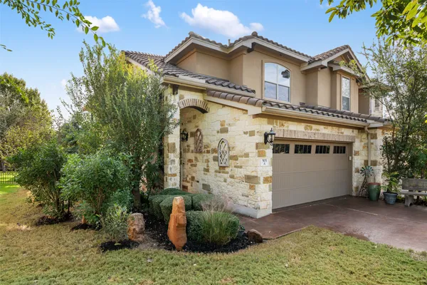 a view of a house with a outdoor space