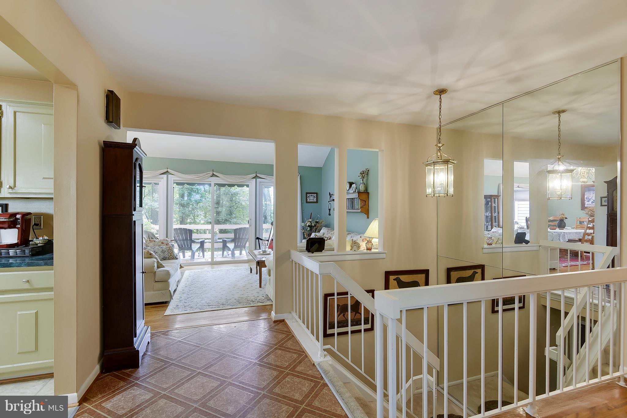 116 Stonegate Drive Silver Spring, MD 20905 - Photo 12 of 30 Open Foyer offers a wonderful view of the backyard