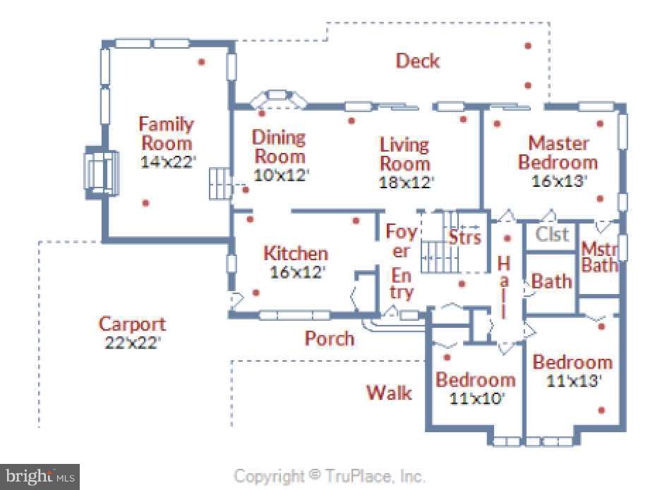 116 Stonegate Drive Silver Spring, MD 20905 - Photo 30 of 30 First Level Floorplan