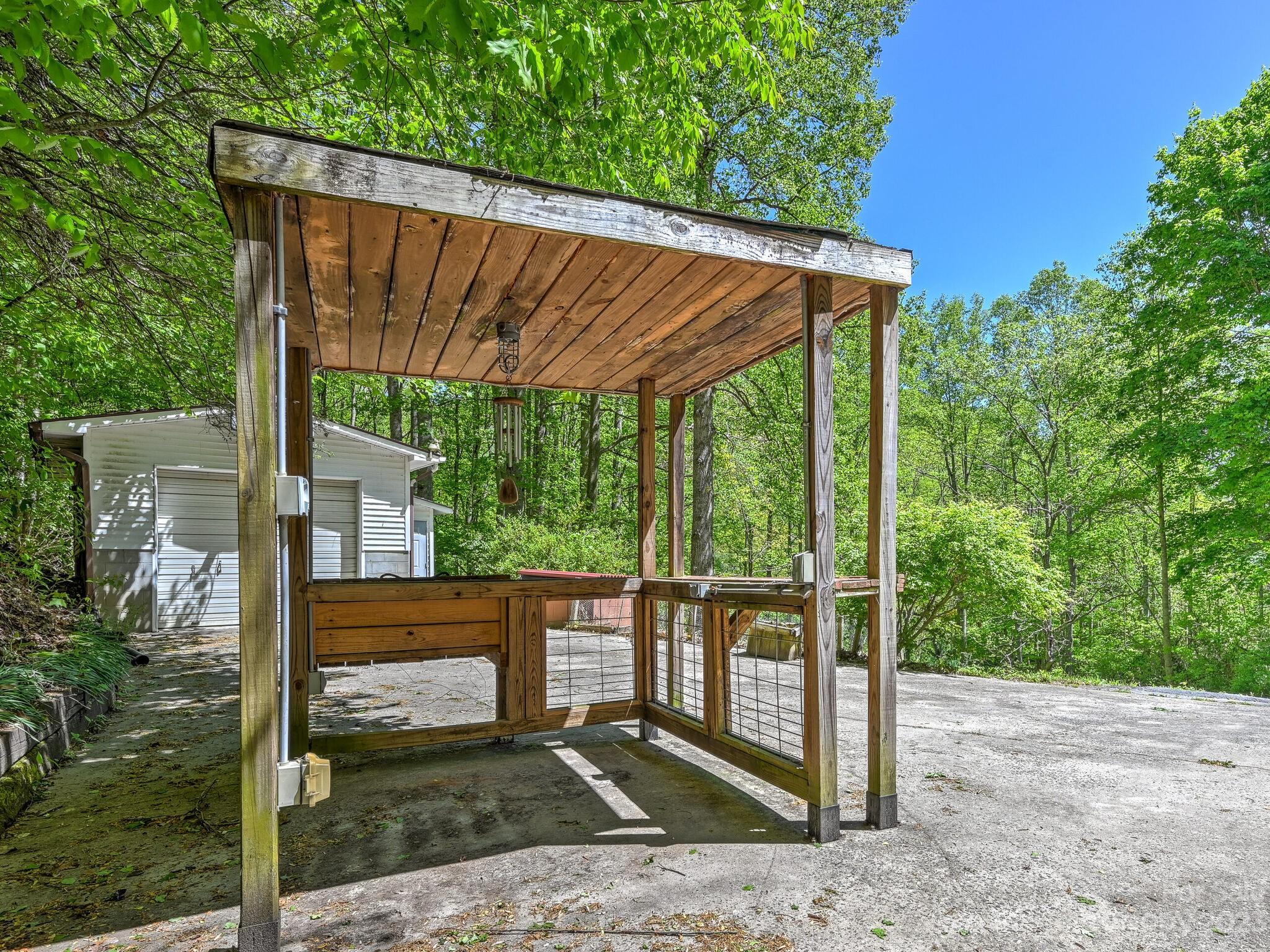 843 North Fork Road Barnardsville, NC 28709 - Photo 28 of 37 a view of a small backyard