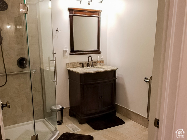 2855 South 1000 West Perry, UT 84302 - Photo 34 of 142 Full bathroom with a shower stall and vanity