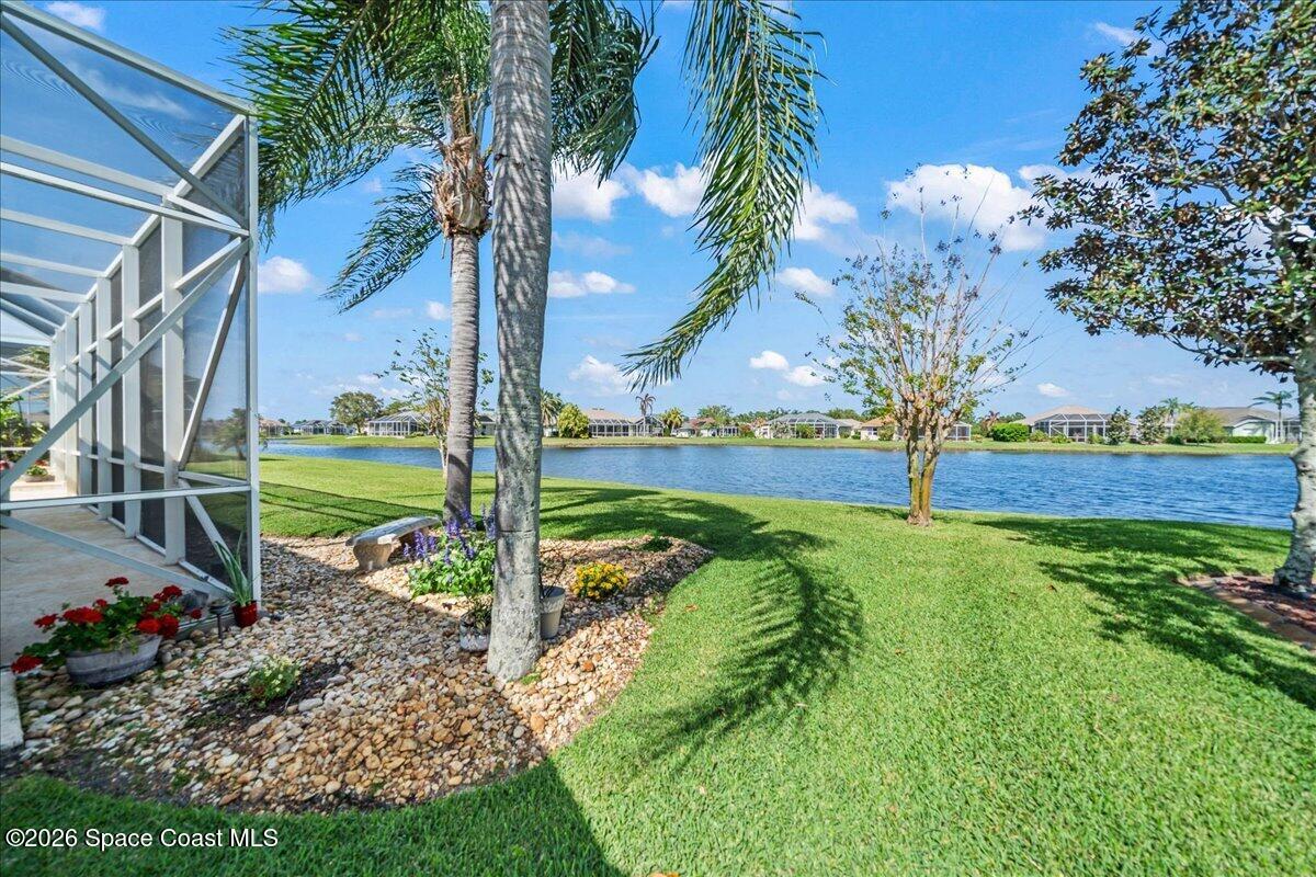 1050 Starling Way Rockledge, FL 32955 - Photo 44 of 59 a view of a garden with a tree