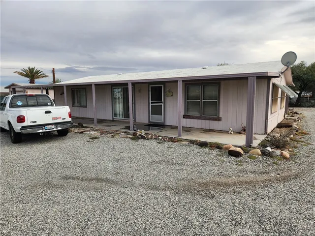 a car parked in front of a house