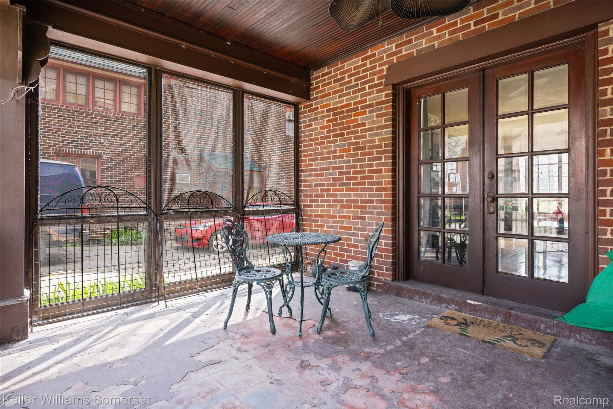 15 Miami Road Pontiac, MI 48341 - Photo 51 of 68 Sunroom with french doors and a ceiling fan