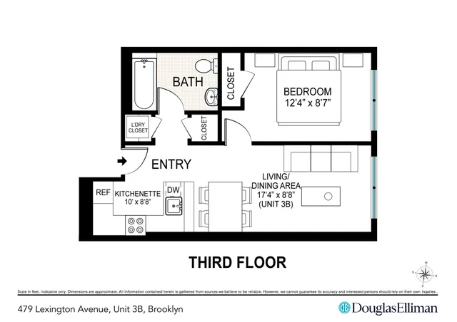 $540,000 | 479 Lexington Avenue, Unit 3B | Bedford-Stuyvesant