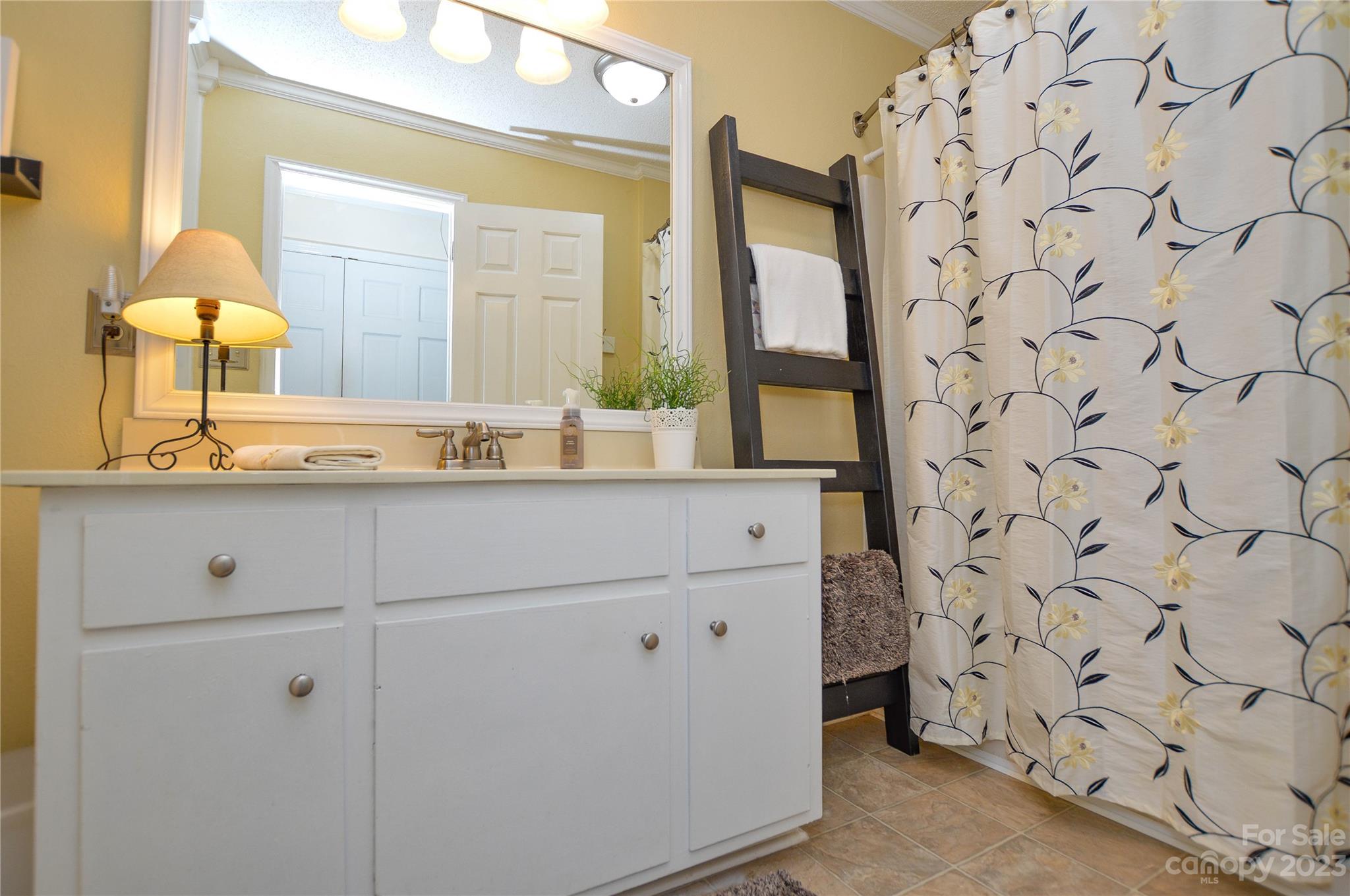 5215 Rocky River Road Charlotte, NC 28215 - Photo 19 of 33 a bathroom with a sink and a mirror