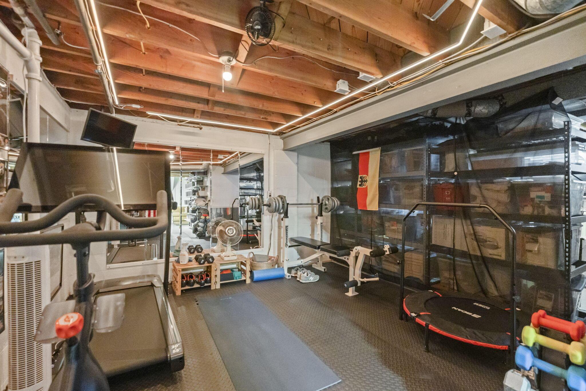 1561 Kirkley Road Columbus, OH 43221 - Photo 45 of 92 The current owners use the lowest level as a utility space, storage and a workshop areas + dedicated workout space