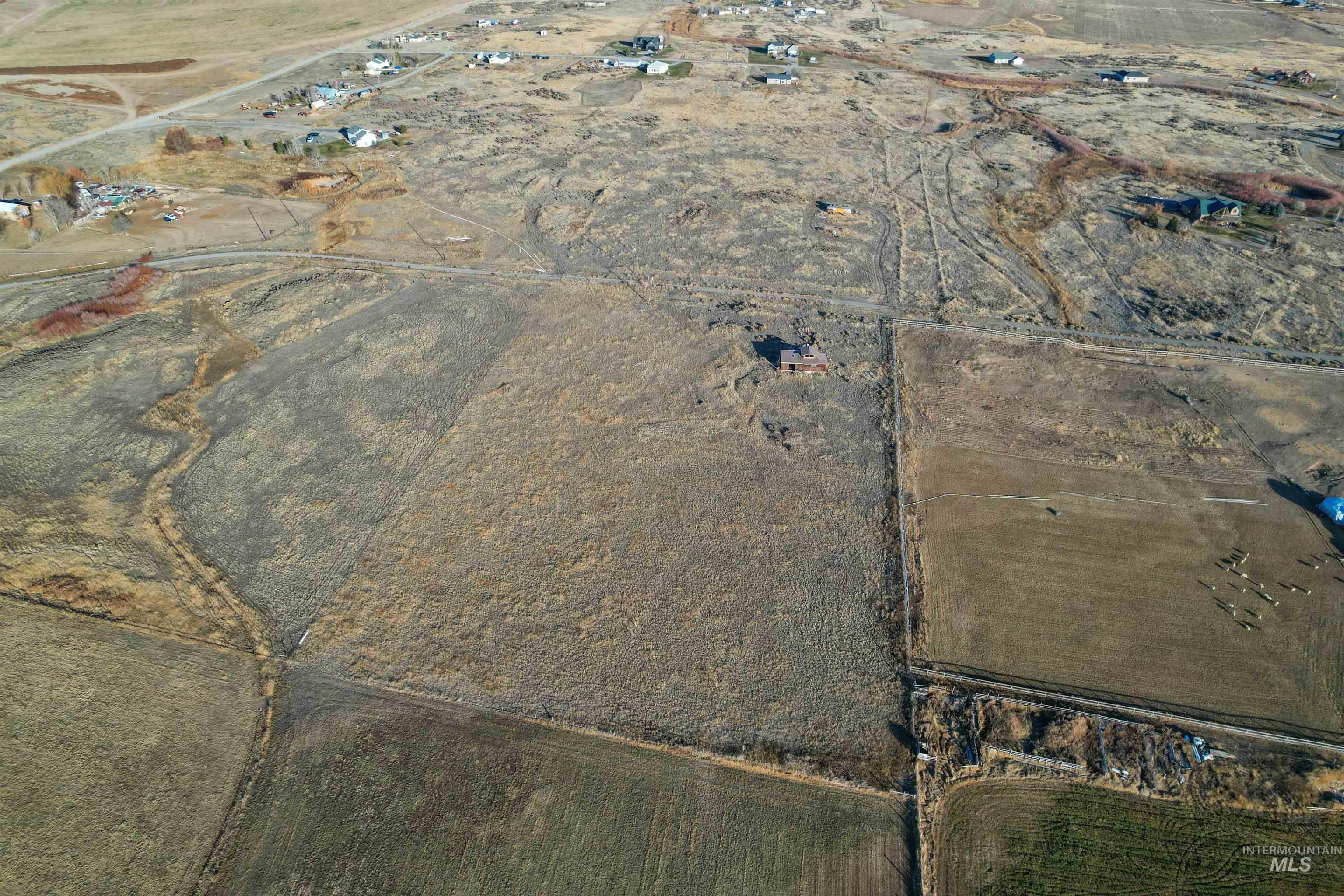 171 East 552 North Shoshone, ID 83352 - Photo 14 of 18 Aerial overview of property's location with rural landscape