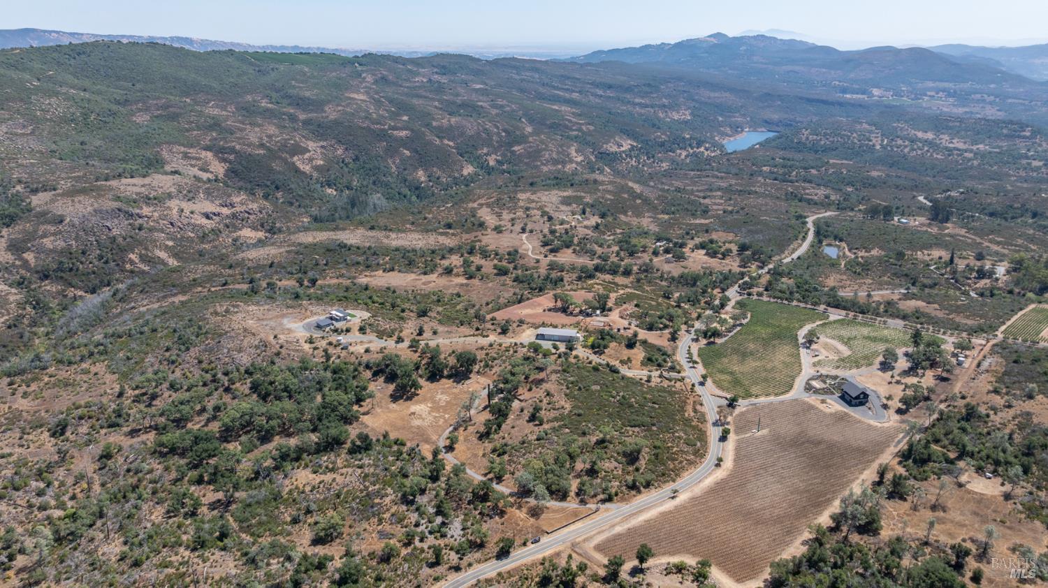 3438 Atlas Peak Road Napa, CA 94558 - Photo 7 of 20 an aerial view of residential house and tree