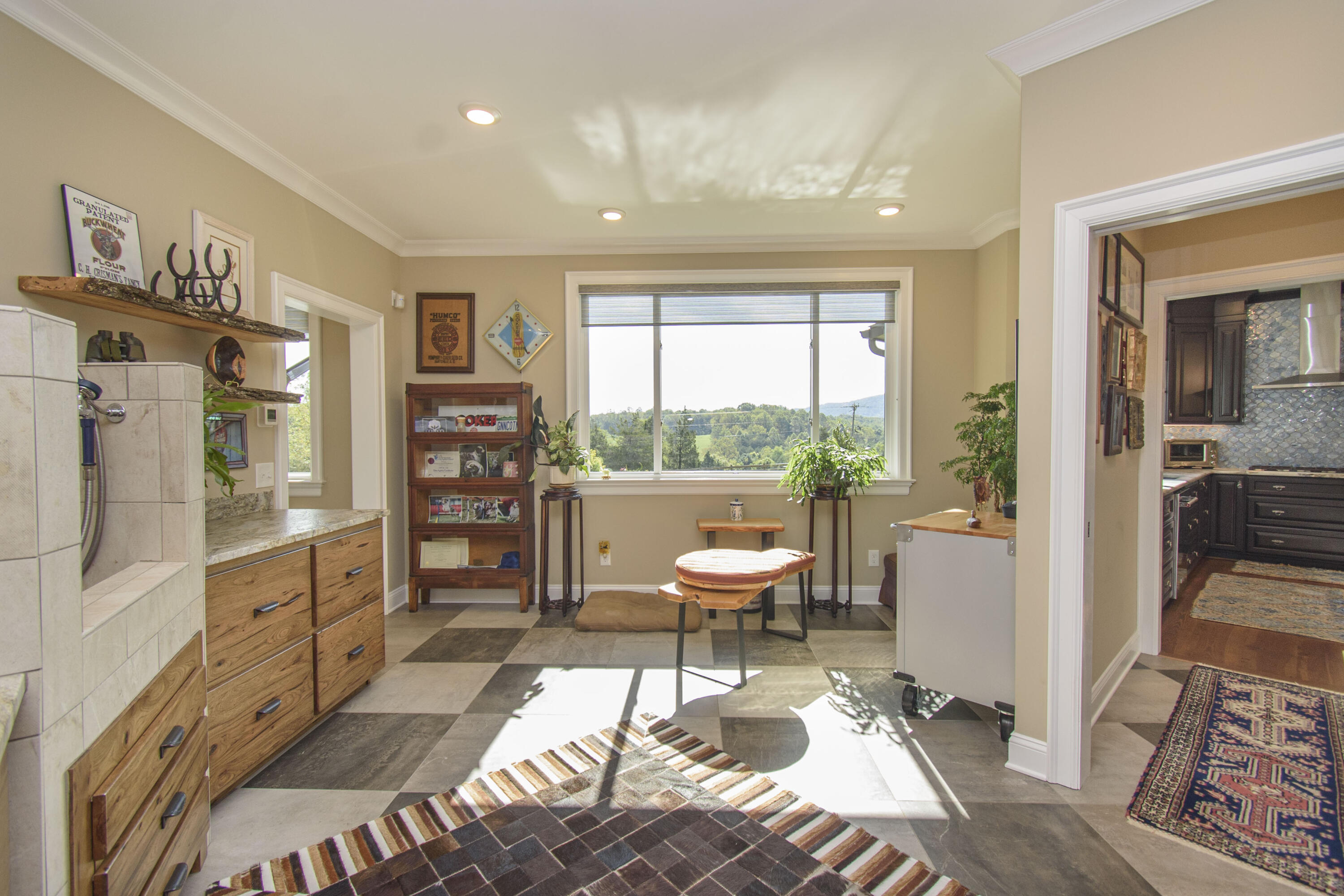 5600 Mt Tabor Road Blacksburg, VA 24060 - Photo 23 of 99 a living room with furniture a large window and table