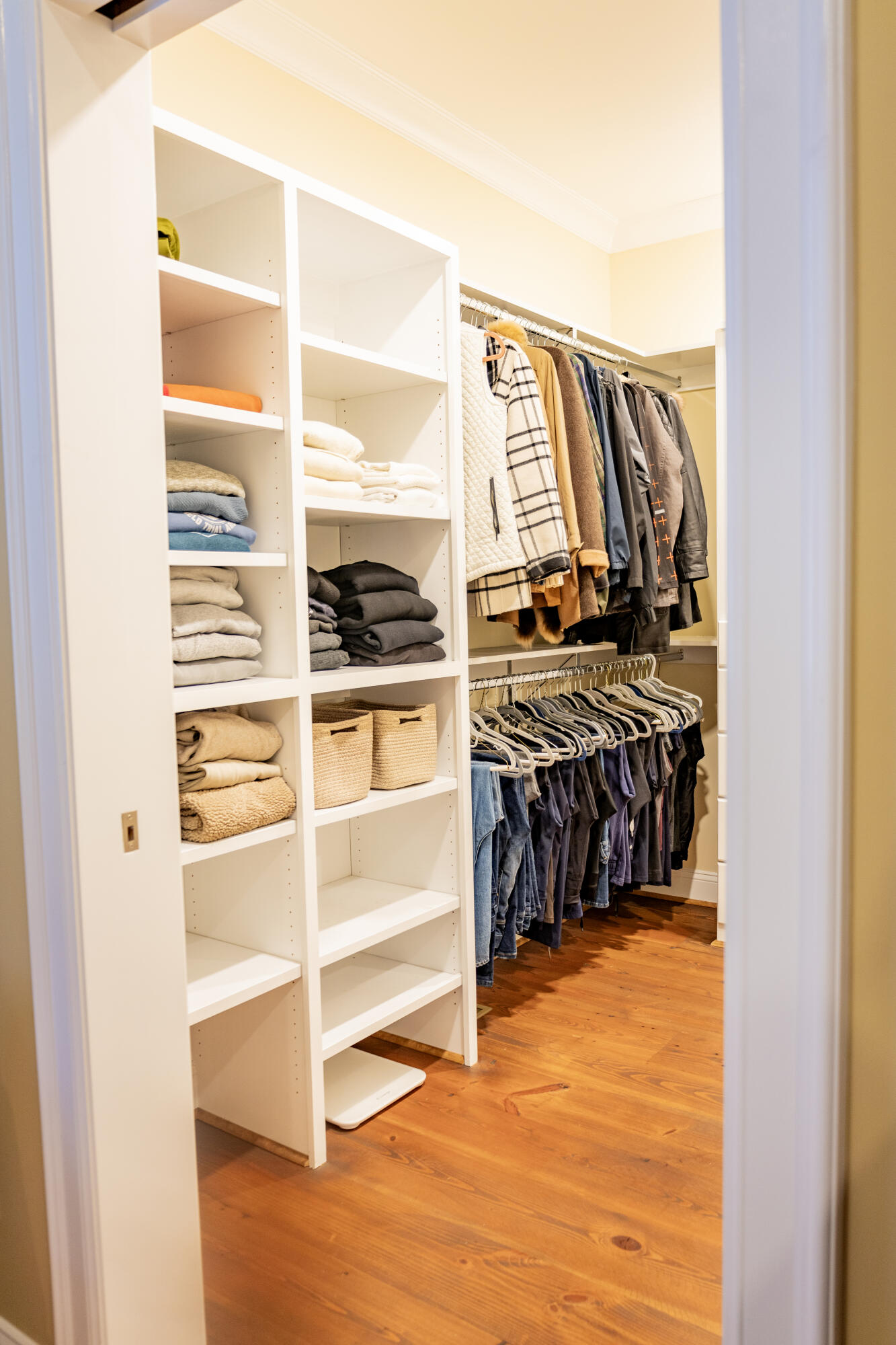 5600 Mt Tabor Road Blacksburg, VA 24060 - Photo 33 of 99 a view of walk in closet with clothes and shoes