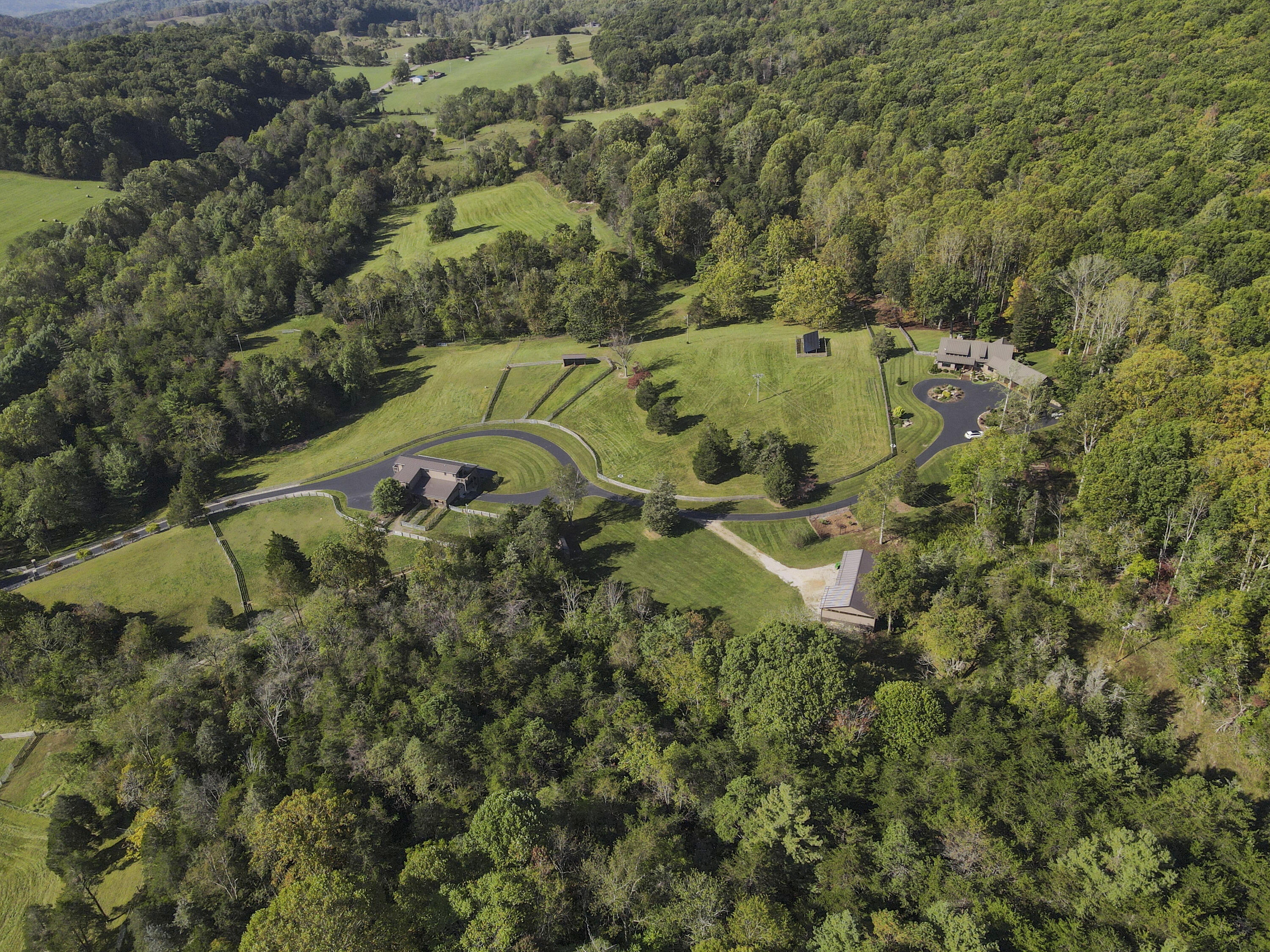 5600 Mt Tabor Road Blacksburg, VA 24060 - Photo 4 of 99 an aerial view of a house with a yard
