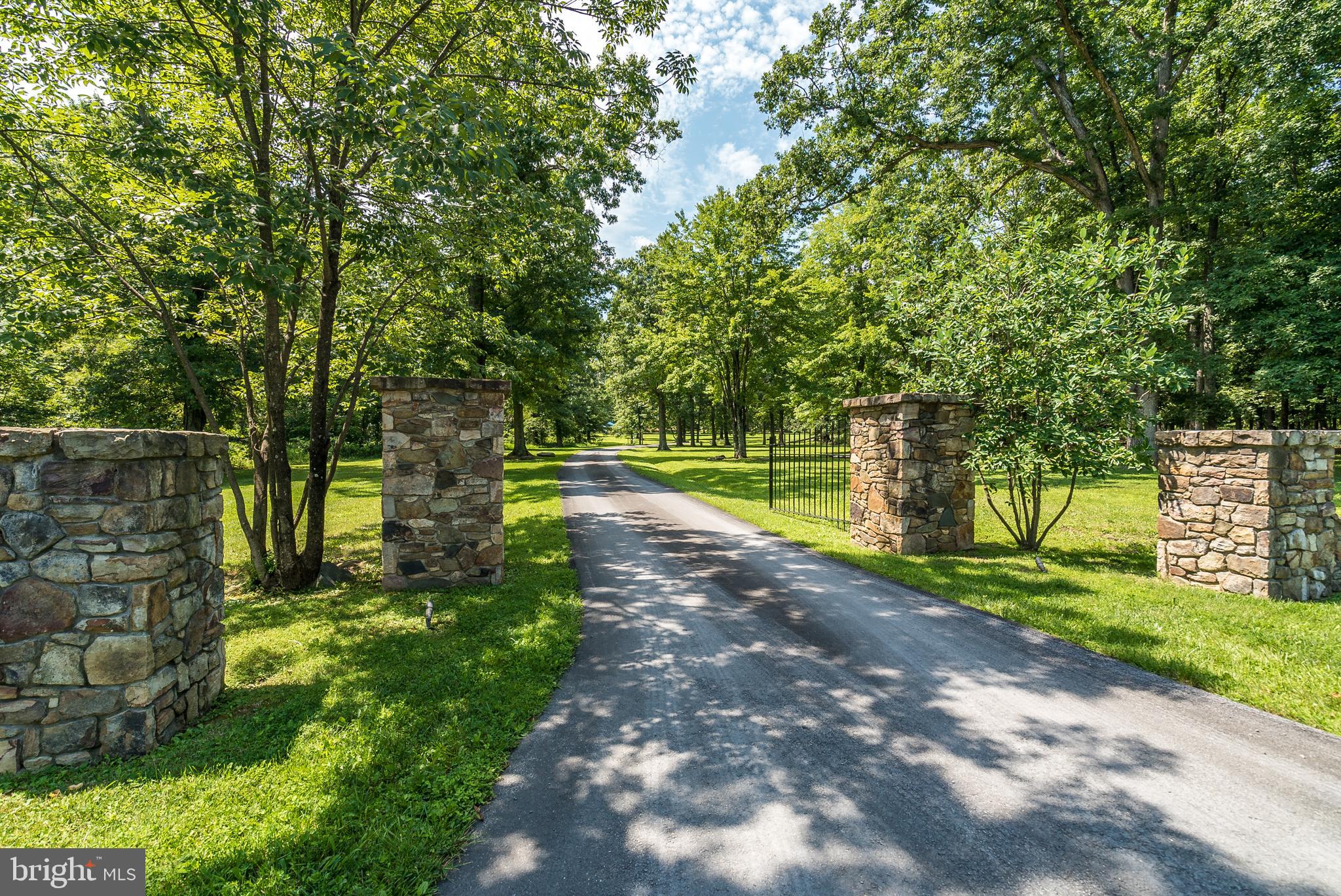 20022 Trappe Road Bluemont, VA 20135 - Photo 2 of 97 Stone columns mark property entrance on Trappe Rd