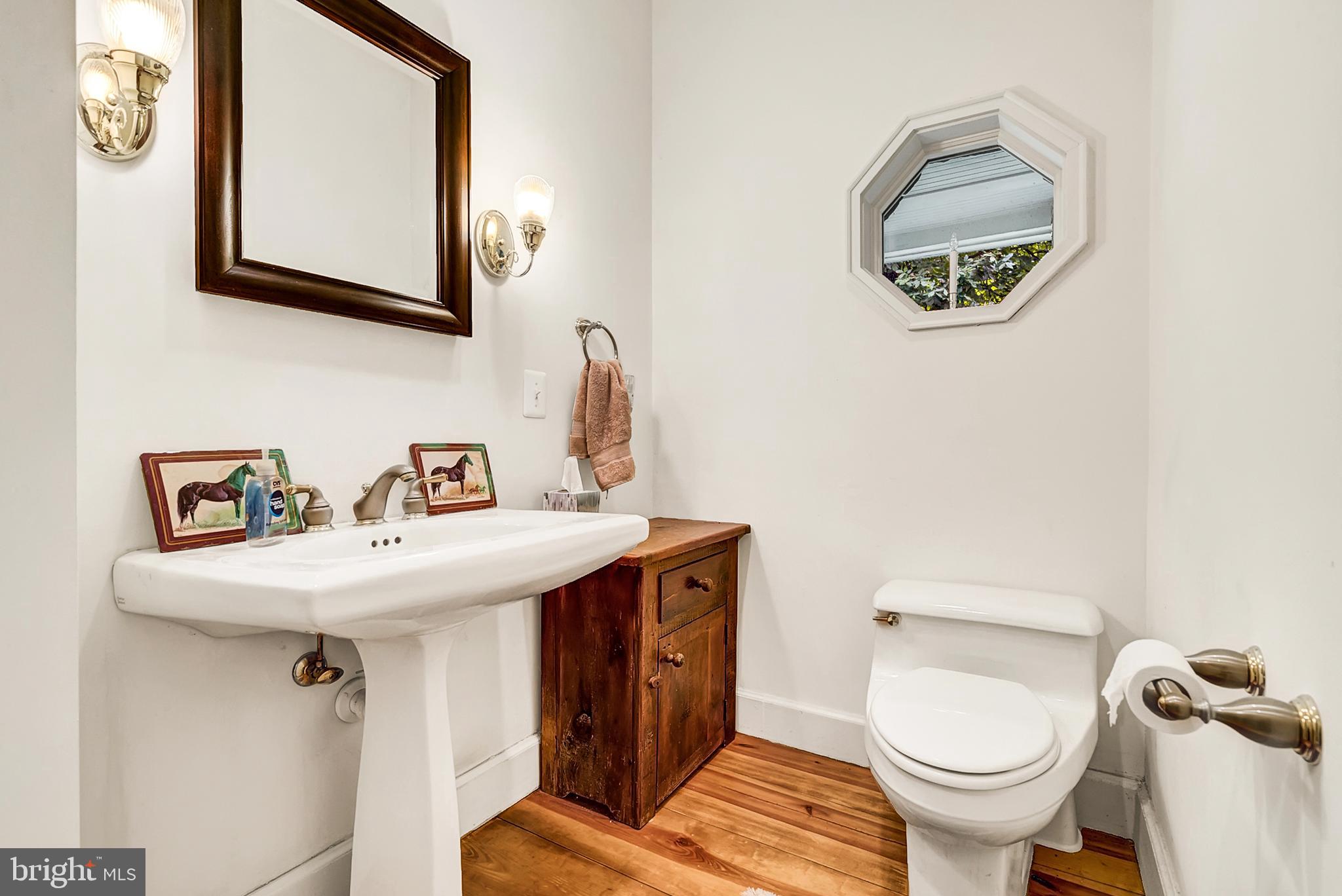 20022 Trappe Road Bluemont, VA 20135 - Photo 21 of 97 a bathroom with a toilet a sink and mirror