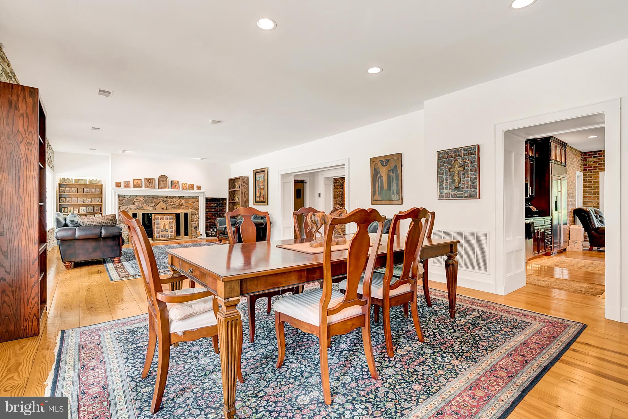 20022 Trappe Road Bluemont, VA 20135 - Photo 22 of 97 a dining room with furniture and wooden floor