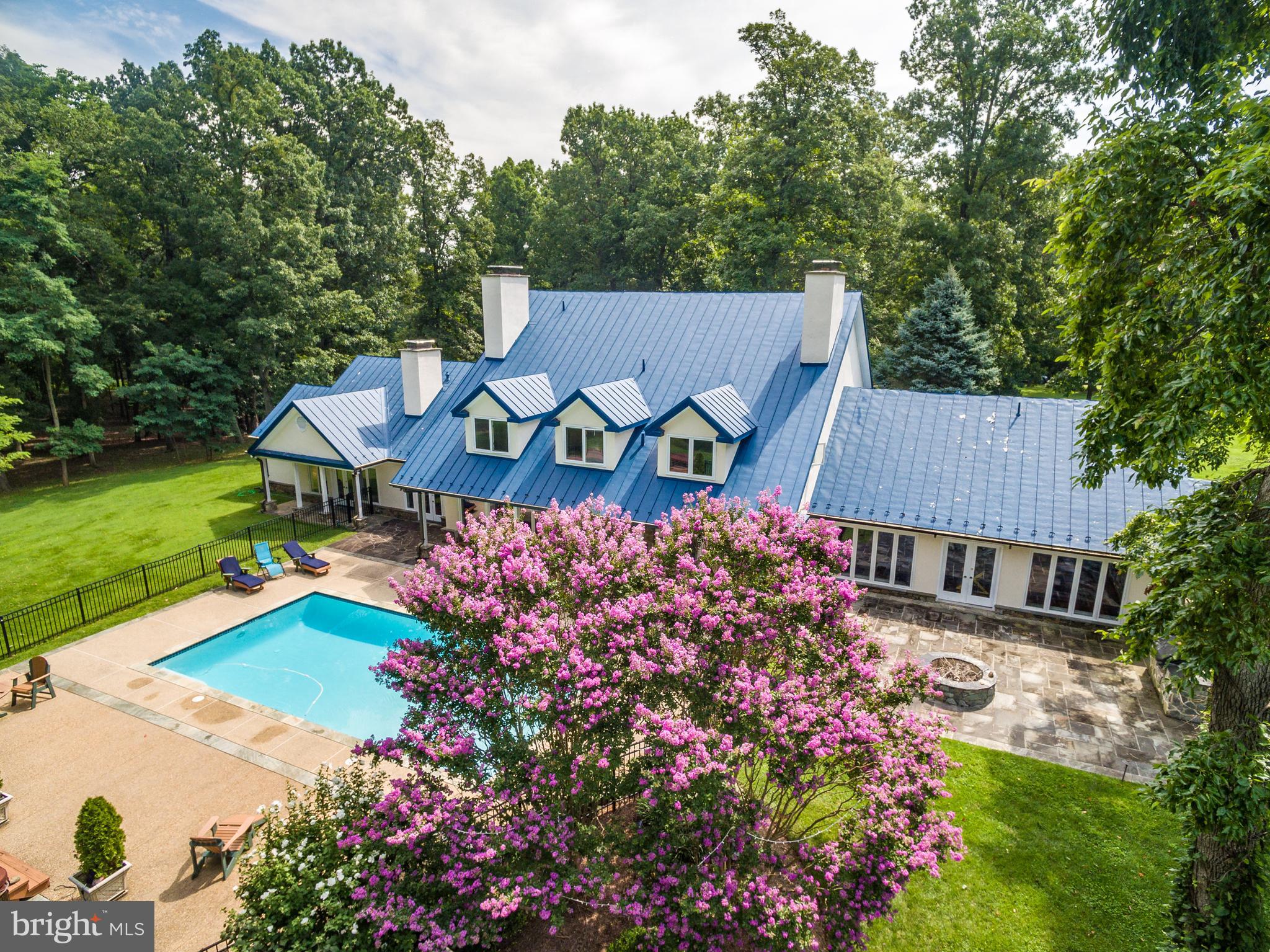 20022 Trappe Road Bluemont, VA 20135 - Photo 10 of 97 Rear view of Main House and Pool