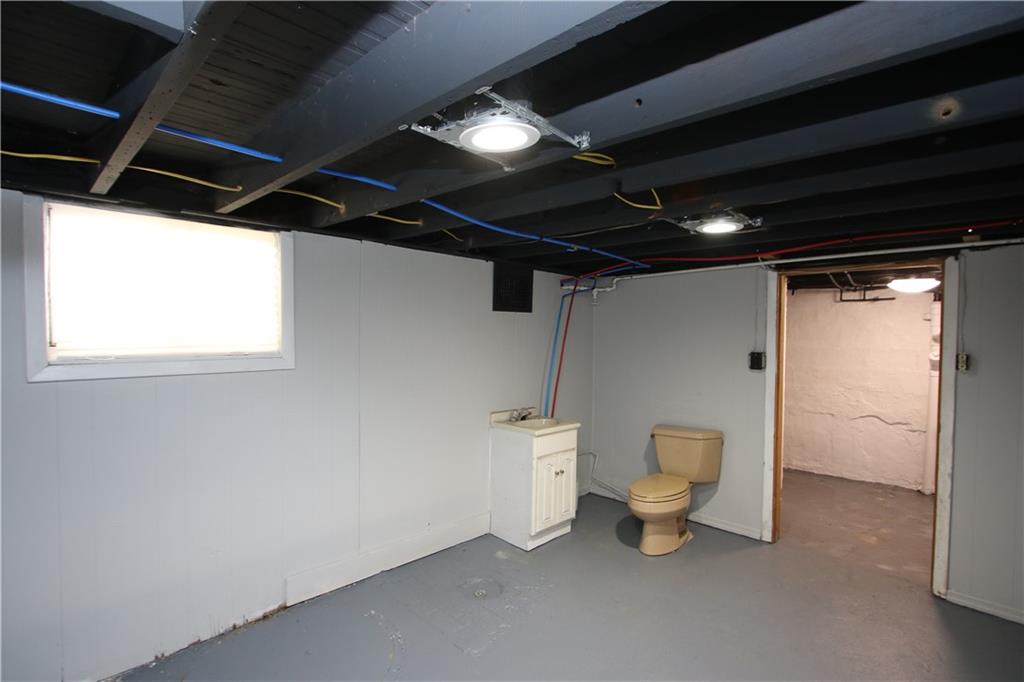 1930 State Rte 2023 Monongahela, PA 15063 - Photo 15 of 41 Convenient 14x9 Lower Level Powder Room (could be Laundry Room too in future)