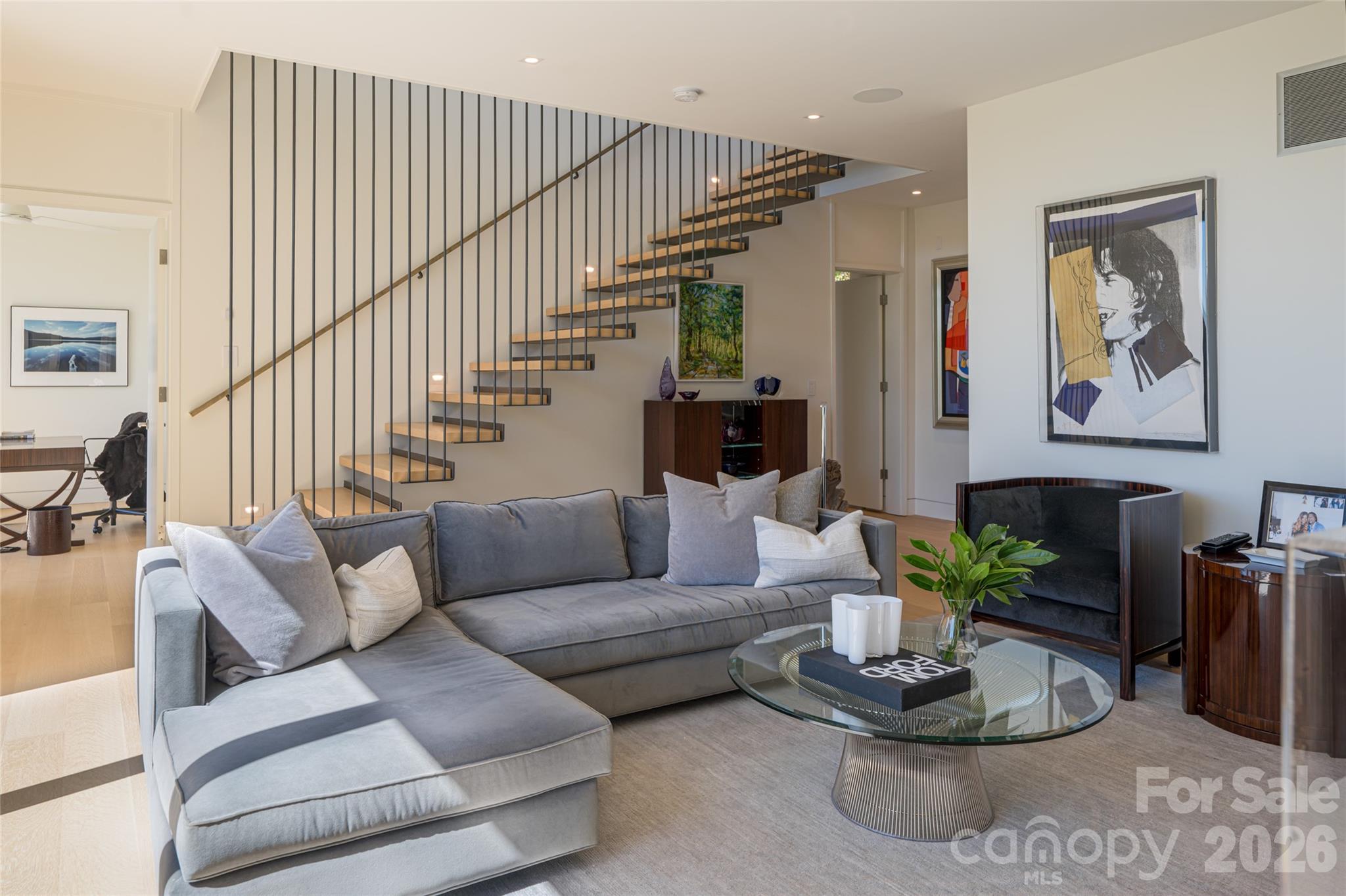 353 Retreat Ridge Way Asheville, NC 28804 - Photo 39 of 48 a living room with furniture and white walls