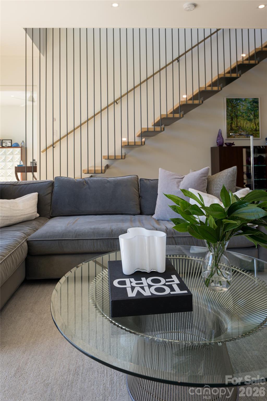 353 Retreat Ridge Way Asheville, NC 28804 - Photo 40 of 48 a living room with furniture and a potted plant