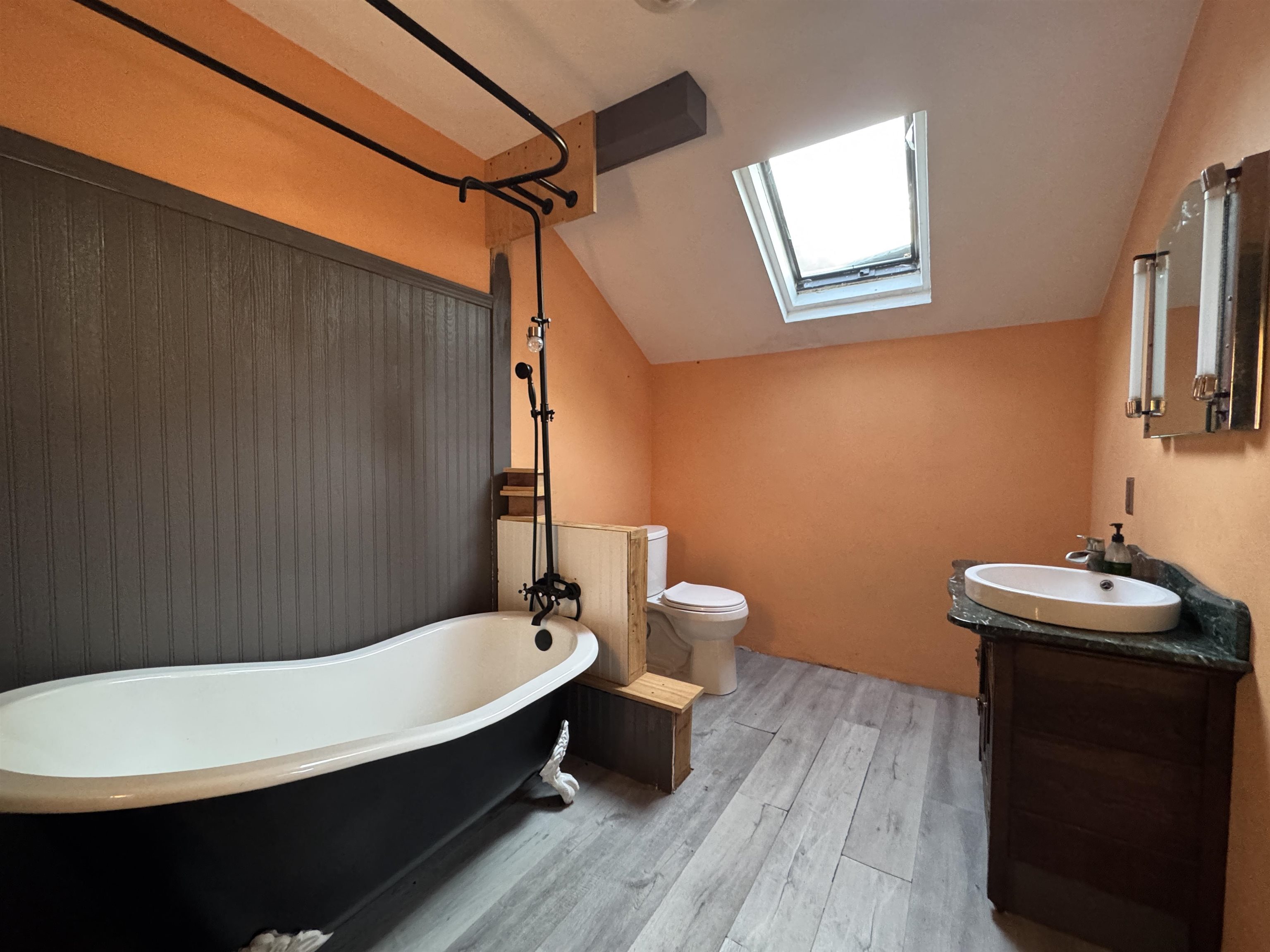 7500 Highway 20 Ridott, IL 61067 - Photo 19 of 40 a bathroom with a sink mirror and toilet