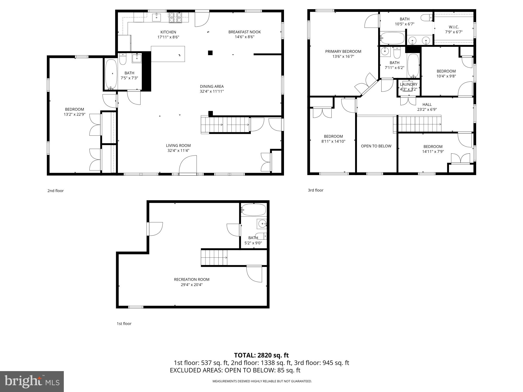 226 Anacostia Road Southeast Washington, DC 20019 - Photo 37 of 37 Spacious multi-level floor plan layout.