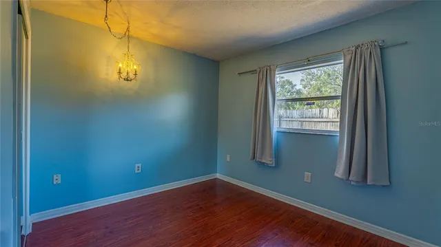 a view of an empty room