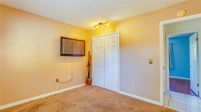 a backyard of a house