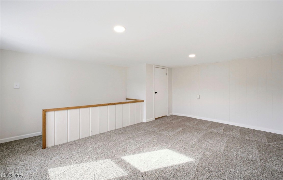 1635 Irish Ridge Road Philo, OH 43771 - Photo 25 of 48 Empty room featuring recessed lighting and light carpet