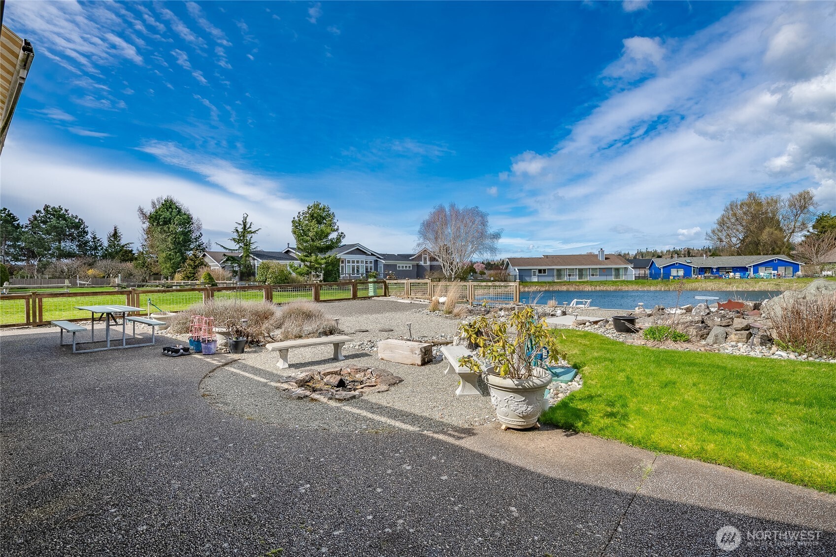 5382 Nootka Loop Birch Bay, WA 98230 - Photo 5 of 40 a view of a lake with couches and city view