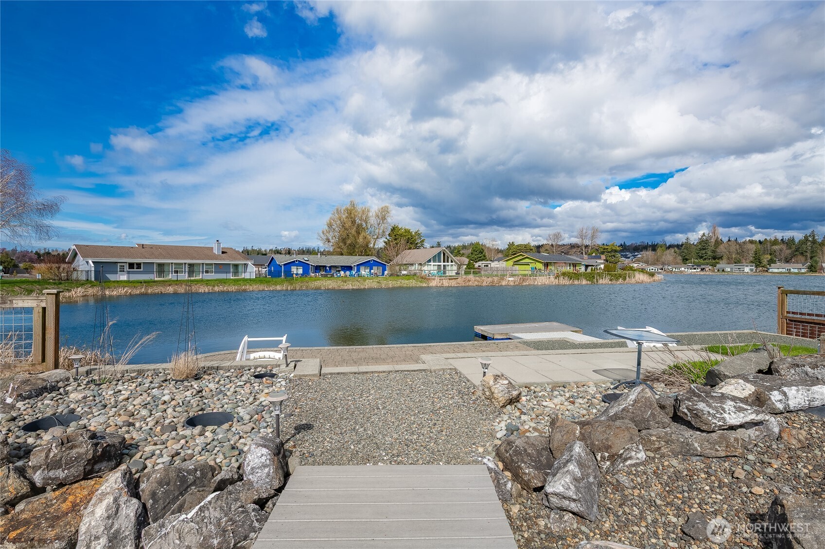 5382 Nootka Loop Birch Bay, WA 98230 - Photo 7 of 40 a view of a lake with a terrace