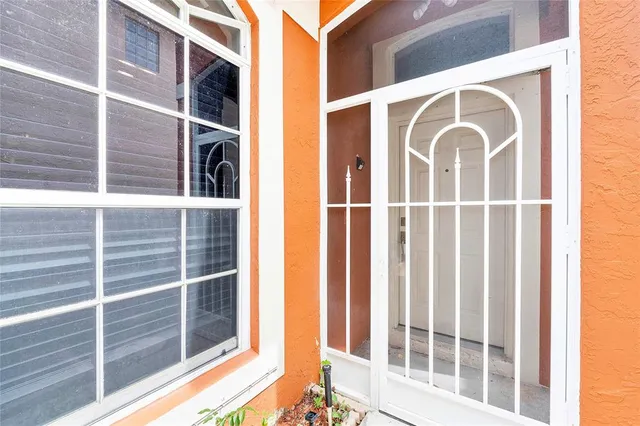 a view of front door