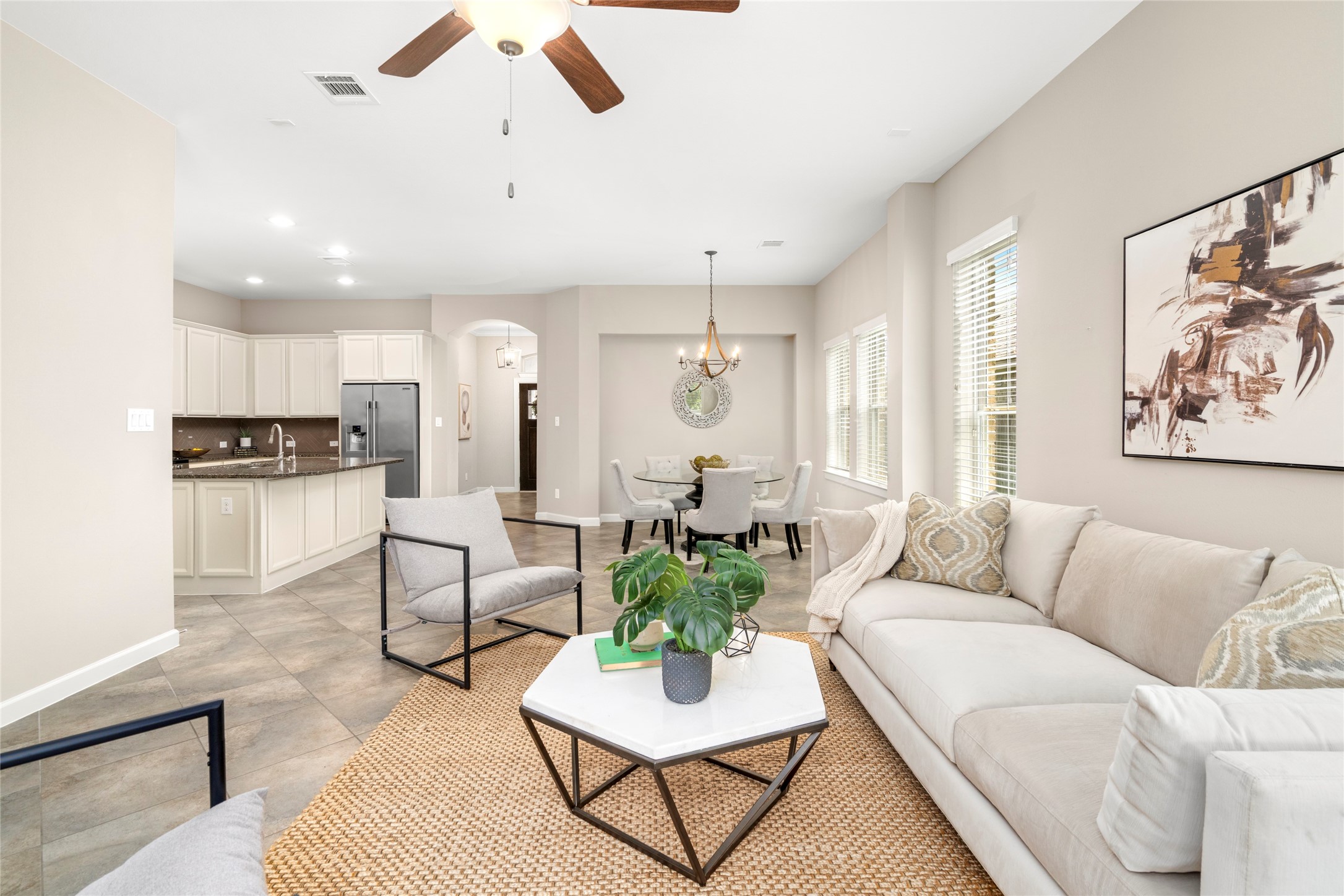 143 Castlegate Lane Houston, TX 77065 - Photo 5 of 33 Another view of the space from the rear of the home.