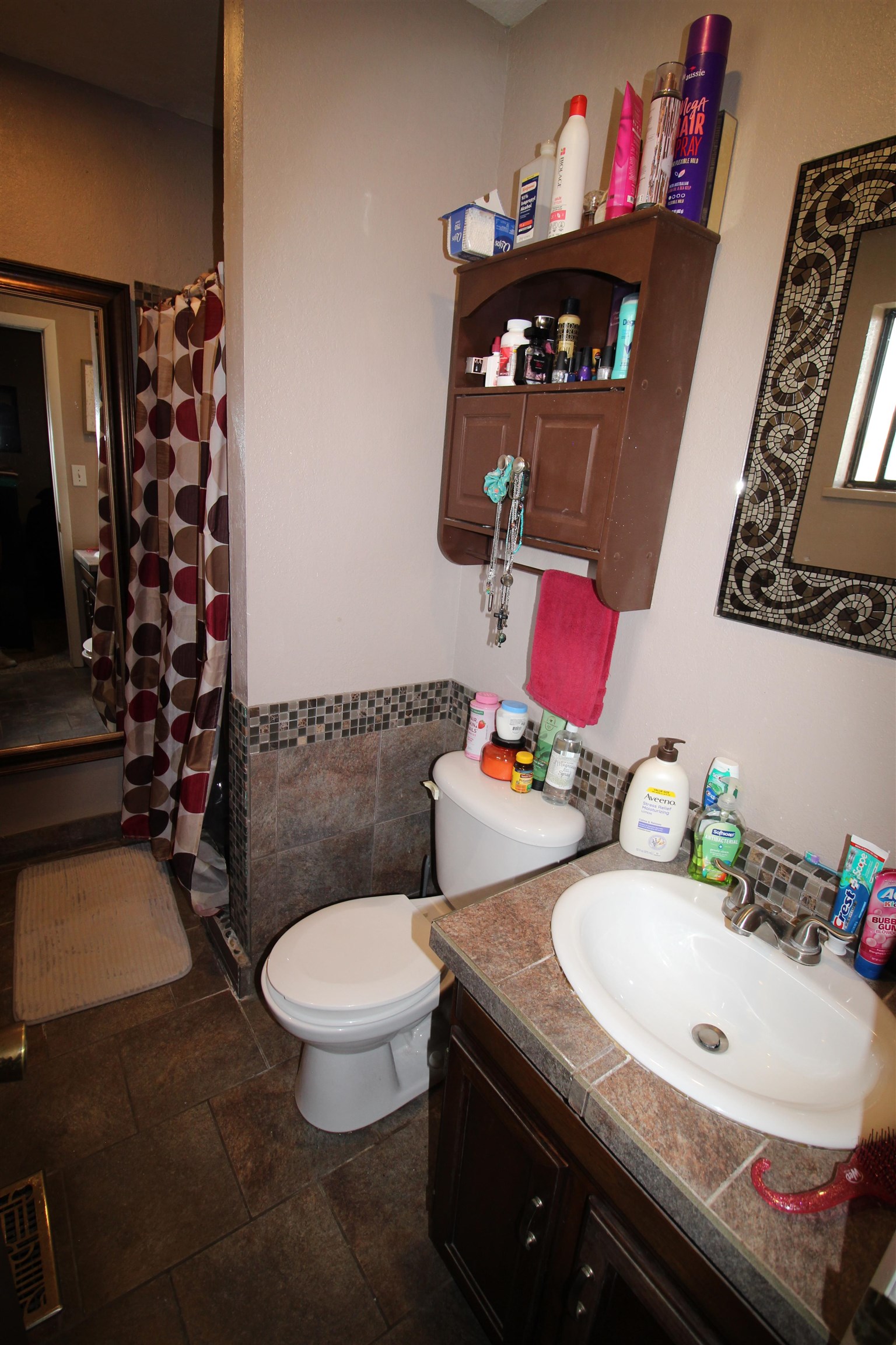 644 Highview Road Clifton, CO 81520 - Photo 8 of 14 a bathroom with a sink toilet and shower