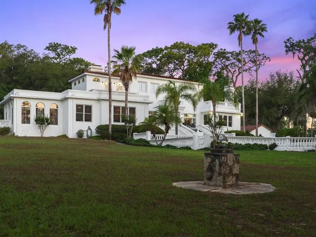 a view of a house with patio