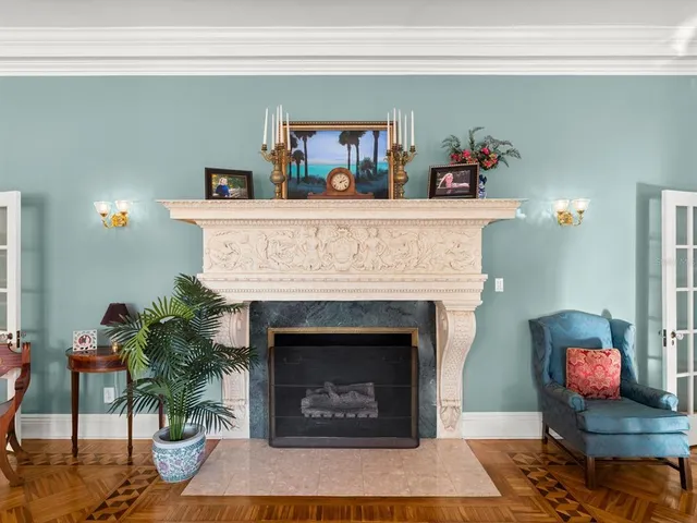 a view of a lake with a sitting area and a lake view