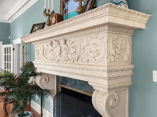 a view of outdoor space and trees