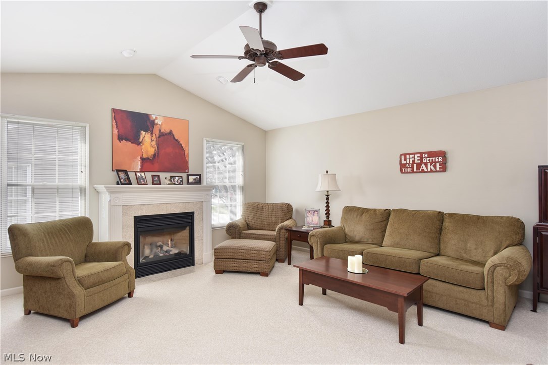 603 South Raccoon Road, Unit 52 Youngstown, OH 44515 - Photo 8 of 29 This spacious living room measures 16x16 with a gas fireplace that creates an eye-catching focal point.